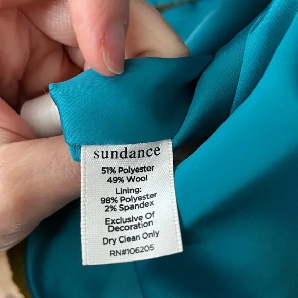 Sundance Wool blend fairy whimsical peacoat - Picture 10 of 14